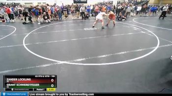 195 lbs Cons. Round 3 - Grant Schwerdtfeger, NE vs Zander Lockling, NE