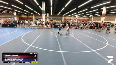 125 lbs Round 1 - Vinny Ferrari, Cardinal Wrestling Club vs Gunner Uremovich, Spring Klein Wrestling Club