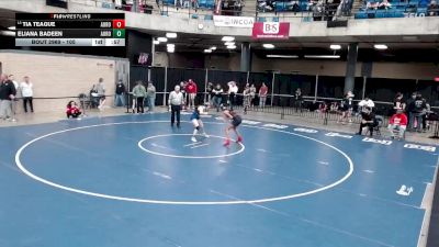 105 lbs Cons. Round 5 - Tia Teague, Unattached vs Eliana Badeen, Unattached