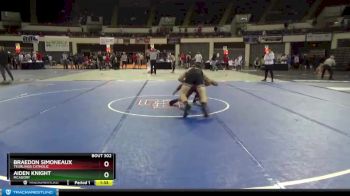 170 Elite Varsity Quarterfinal - Braedon Simoneaux, Teurlings Catholic vs Aiden Knight, McAdory