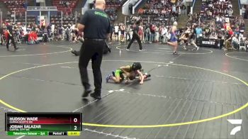 40 lbs Semifinal - Josiah Salazar, Capital City WC vs Hudson Wade, Climax-Scotts WC