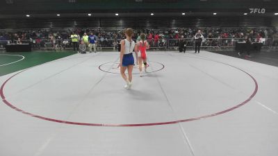 100 lbs Round Of 16 - Madison Nieuwenhuis, MI vs Sydney Martin, NC