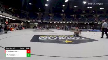 120 lbs Cons. Round 2 - Aiden Massaro, West Aurora vs Ian Rosborough, Oblong