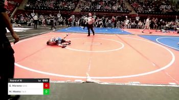 52 lbs Round Of 16 - Dominyck Moreno, Genesis Wrestling vs Mykarlyn Meeks, Tulsa North Mabee Stampede