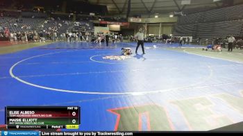87 lbs 1st Place Match - Maisie Elliott, Mat Demon Wrestling Club vs Elise Albeso, Team Aggression Wrestling Club