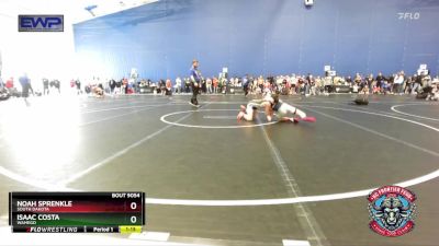 90 lbs Cons. Semi - Isaac Costa, Wamego vs Noah Sprenkle, South Dakota