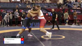 97 lbs Cons. Round 3 - Kallen Kleinschmidt, Montana vs DeAndre Nunn, Chicago Wrestling Club