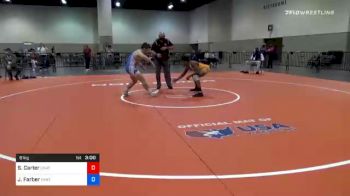 61 kg Consolation - Sean Carter, Unattached vs Julian Farber, Panther Wrestling Club RTC