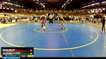 100 lbs Cons. Round 3 - Mackenzie Allcroft, Ft Pierce Central vs Grace Beeson, Daughters Of Zion