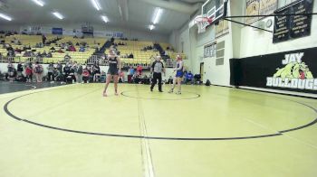140 lbs Rr Rnd 3 - Addi Adams, Mcloud HS Girls vs Jaden Jackson, Pryor HS Girls