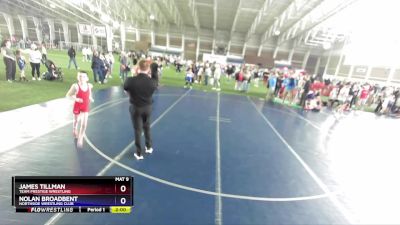 67 lbs Champ. Round 1 - James Tillman, Team Prestige Wrestling vs Nolan Broadbent, Northside Wrestling Club