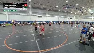 138 lbs Champ. Round 3 - Isaias Hernandez, Unattached vs Landyn Shaffer, Unattached