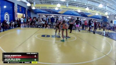 120 lbs Semis & Wb (16 Team) - Payne Robertson, OutKast WC vs Jacob DeLa Rosa, Soldier City Lions Den