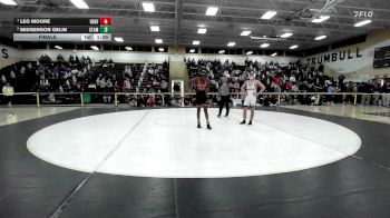 150 lbs Final - Leo Moore, Ridgefield vs Midgerson Gelin, Stamford