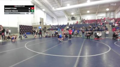 55 lbs Quarterfinal - Bennett Flink, Hook Em W.C vs Canaan Timlick, Westlake