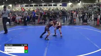 55 lbs Semifinal - Colton Koegler, Douglas Mat Club vs Brison Mclin, RedWave Wrestling