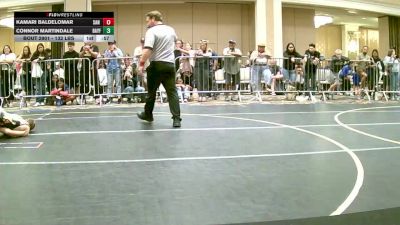 132 lbs Round Of 256 - Kamari Baldelomar, San Dimas HS vs Connor Martindale, Bayfield
