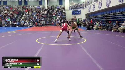 138 lbs Cons. Round 3 - Luke Robertson, Evergreen vs Izaac Driver, Columbia City