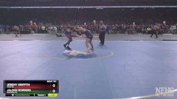 D3-157 lbs Quarterfinal - Jalonn Borders, Madison HS vs Jeremy Griffith, Yale HS