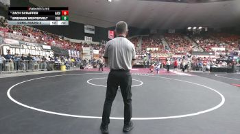 157 lbs Cons. Round 3 - Zach Schaffer, Garnett-Anderson County HS vs Brennen Westervelt, Coffeyville-Field Kindley HS