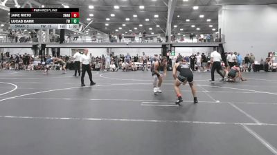 138 lbs Round 3 (6 Team) - Lucas Barr, Freakztyle Wrestling vs Jake Nieto, Savage WA Nightmares