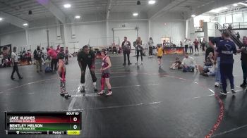 60 lbs 1st Place Match - Jace Hughes, Backyard Brawlers vs Bentley Melson, Backyard Brawlers