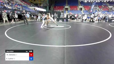 165 lbs Rnd Of 32 - Kaizen Detoles, UT vs Eli Lyons, ND