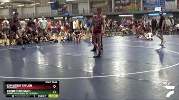 138 lbs Cons. Semi - Christien Taylor, Fight Club vs Cayden Richard, Wrestling Academy Of Louisiana