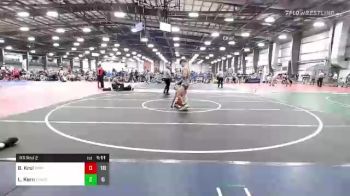 132 lbs Rr Rnd 2 - Brandon Krul, OMP-QV vs Leo Kern, Emmaus Hornets