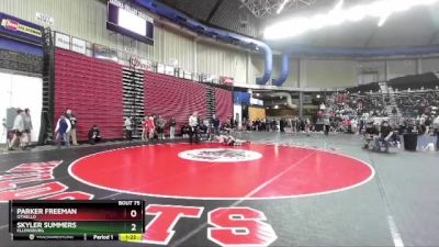 2A 157 lbs Quarterfinal - Skyler Summers, Ellensburg vs Parker Freeman, Othello