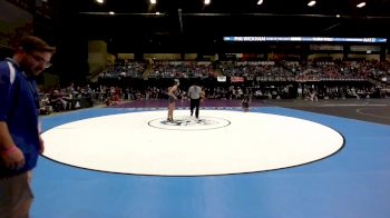 110 lbs 3rd Place Match - Aaida Brown, Hutchinson HS vs Miley Locke, Basehor-Linwood HS