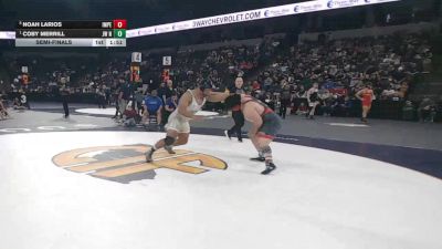 285 lbs Semifinal - Noah Larios, Imperial (SD) vs Coby Merrill, JW North (SS)