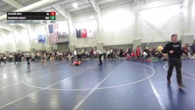 62 lbs Champ. Round 1 - Caleb Hill, Bear River vs Karson Bray, RWC - Roy Wrestling Club