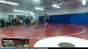 250 lbs Quarterfinal - Haylee Hines, Alexandria Monroe vs Ayrica Dehart, Edgewood