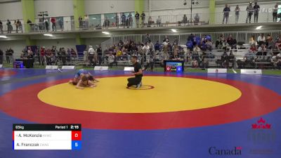 65kg Quarterfinal - Alex McKenzie, Alberni Valley WC vs Austin Franczak, Crank Wrestling