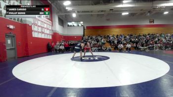 285 lbs Round Of 16 - James Caruso, Pinkerton Academy vs Phillip Berke, Hollis Brookline