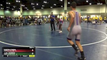 145 lbs Round 2 (6 Team) - Luis Viveros, Eagle Empire Black vs Kadyn O`Neal, Michiana Vice-Pink