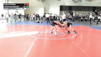 120-H2 lbs Semifinal - Landon Bonamo, Rocky Point HS vs Conor Blackwelder, Yale Street