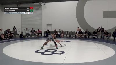 105 lbs Quarterfinals (8 Team) - Mikel Anderson, Indiana Outlaws vs Teagan Luna, PNW Gold