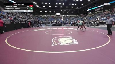 170 lbs Champ. Round 1 - Mikaela Lara, Valley Center Hs vs Kimberlee Scott, Basehor-Linwood HS