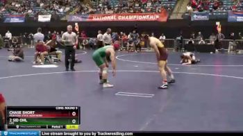 165 lbs Cons. Round 5 - Chase Short, Montana State-Northern vs 2 Sid Ohl, Life