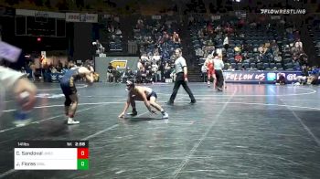 141 lbs Consolation - Chris Sandoval, Northern Colorado vs Julian Flores, Drexel