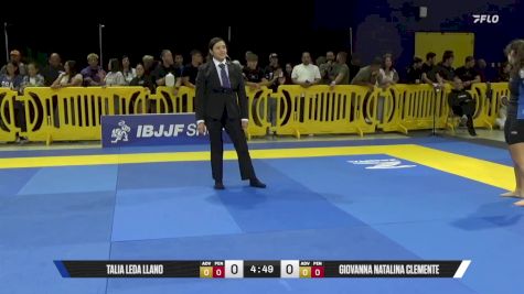 Giovanna Natalina Clemente vs Talia Leda Llano 2025 Pan IBJJF Jiu-Jitsu No-Gi Championship