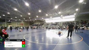 120 lbs Champ. Round 1 - Kooper Nowell, Canyon View vs Joseph Holbrook, Ridgeline