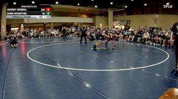 106 lbs Finals (2 Team) - Dane McEntyre, Alabama Elite Gold vs Jakoby Odineal, Ground Zero WC