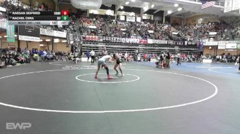 125 lbs Cons. Round 1 - Rachel Cera, Wathena-Riverside HS vs Raegan Seifried, Cimarron HS