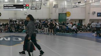 184 lbs Cons. Round 3 - Ben Sanders, Ursinus vs Kadin Khalloufi, Johns Hopkins