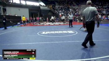 103 lbs Cons. Round 4 - Kannon Judycki, Southside Outlaws WC vs Mason Swartz, Storm Youth WC