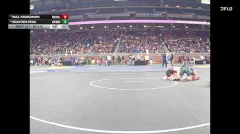 D3-132 lbs Cons. Round 2 - Brayden Peak, Central Montcalm vs Max Krukowski, Whitehall