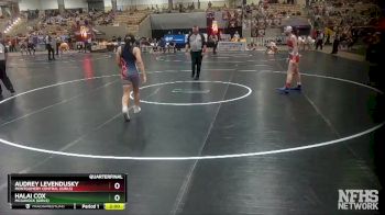 Girls 126 lbs Quarterfinal - Audrey Levendusky, Montgomery Central (Girls) vs Halai Cox, Mcgavock (Girls)